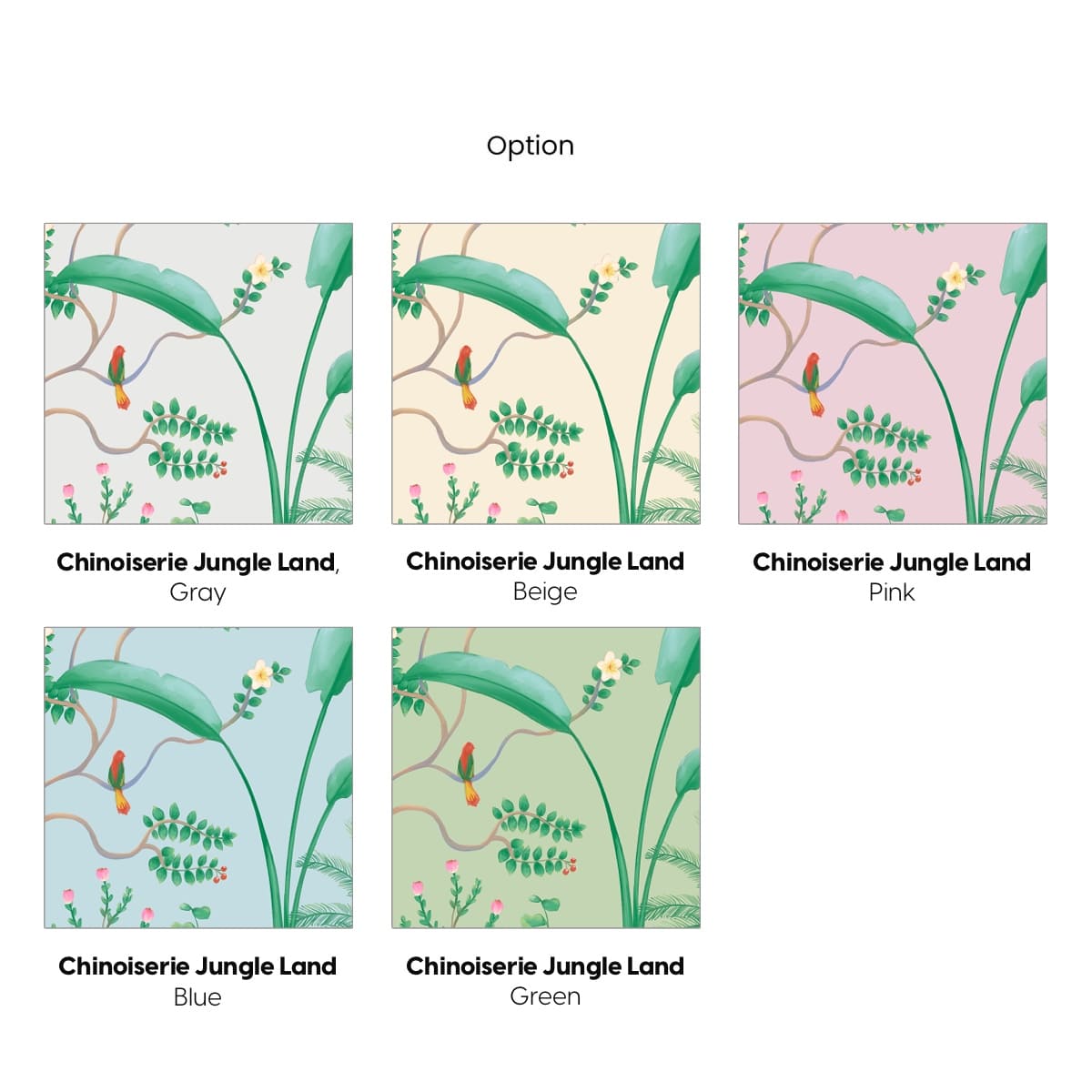 Honpo | Chinoiserie Jungle Land Honpo | Chinoiserie Jungle Land