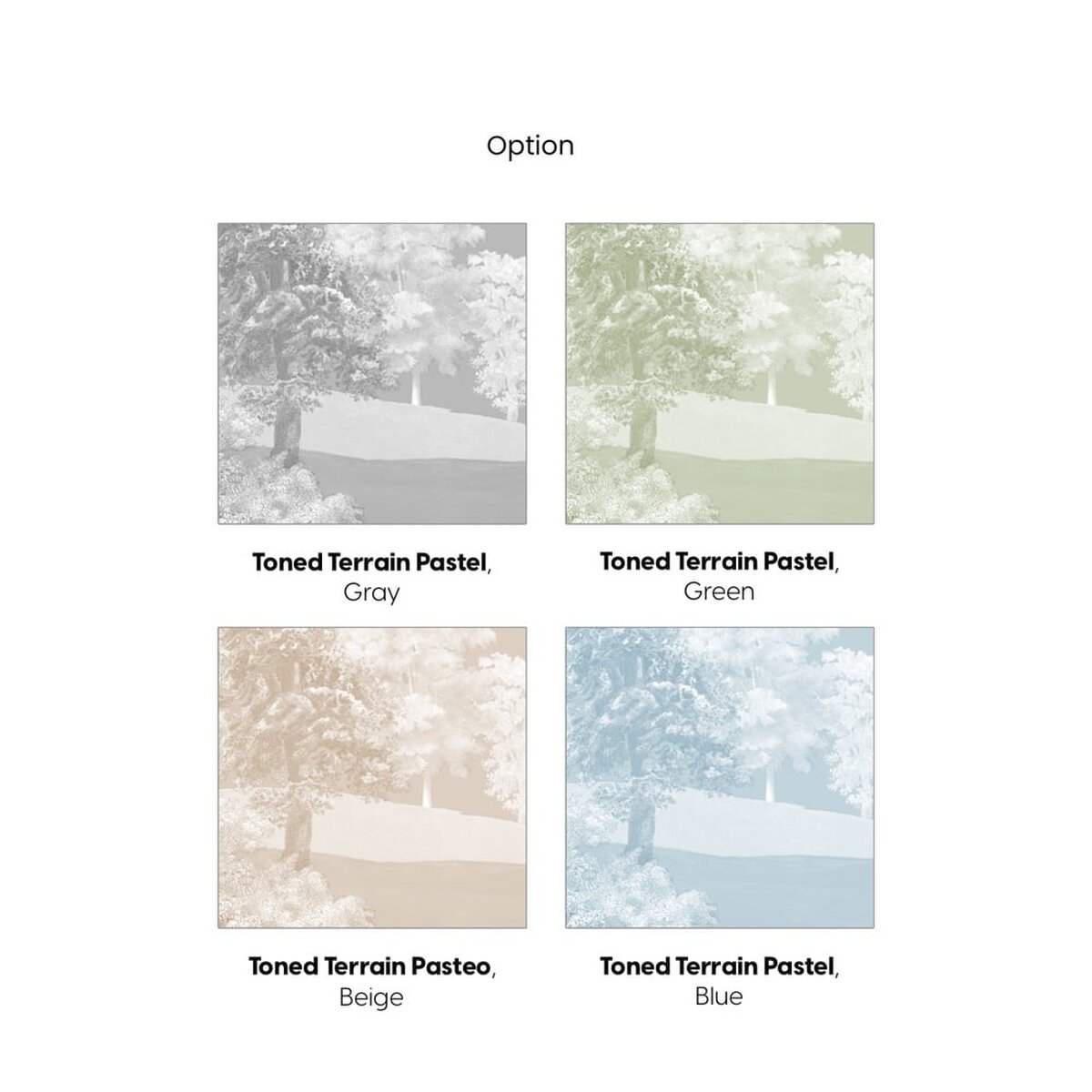 Honpo | Toned Terrain, Pastel Honpo | Toned Terrain, Pastel