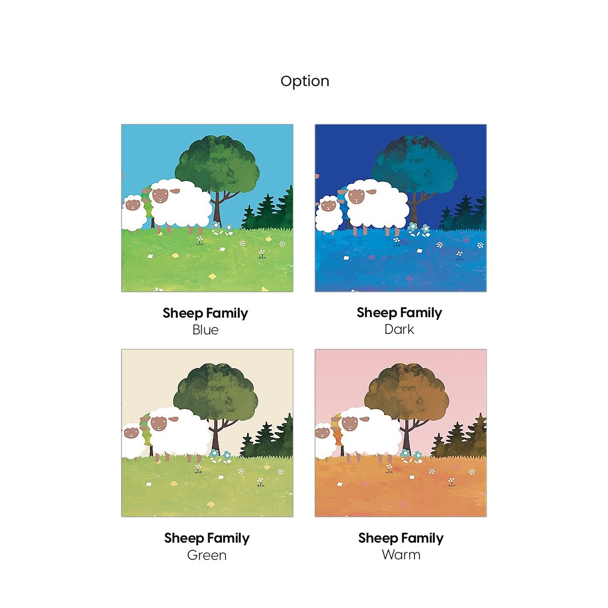 Honpo Bomdong | Sheep Family Honpo Bomdong | Sheep Family