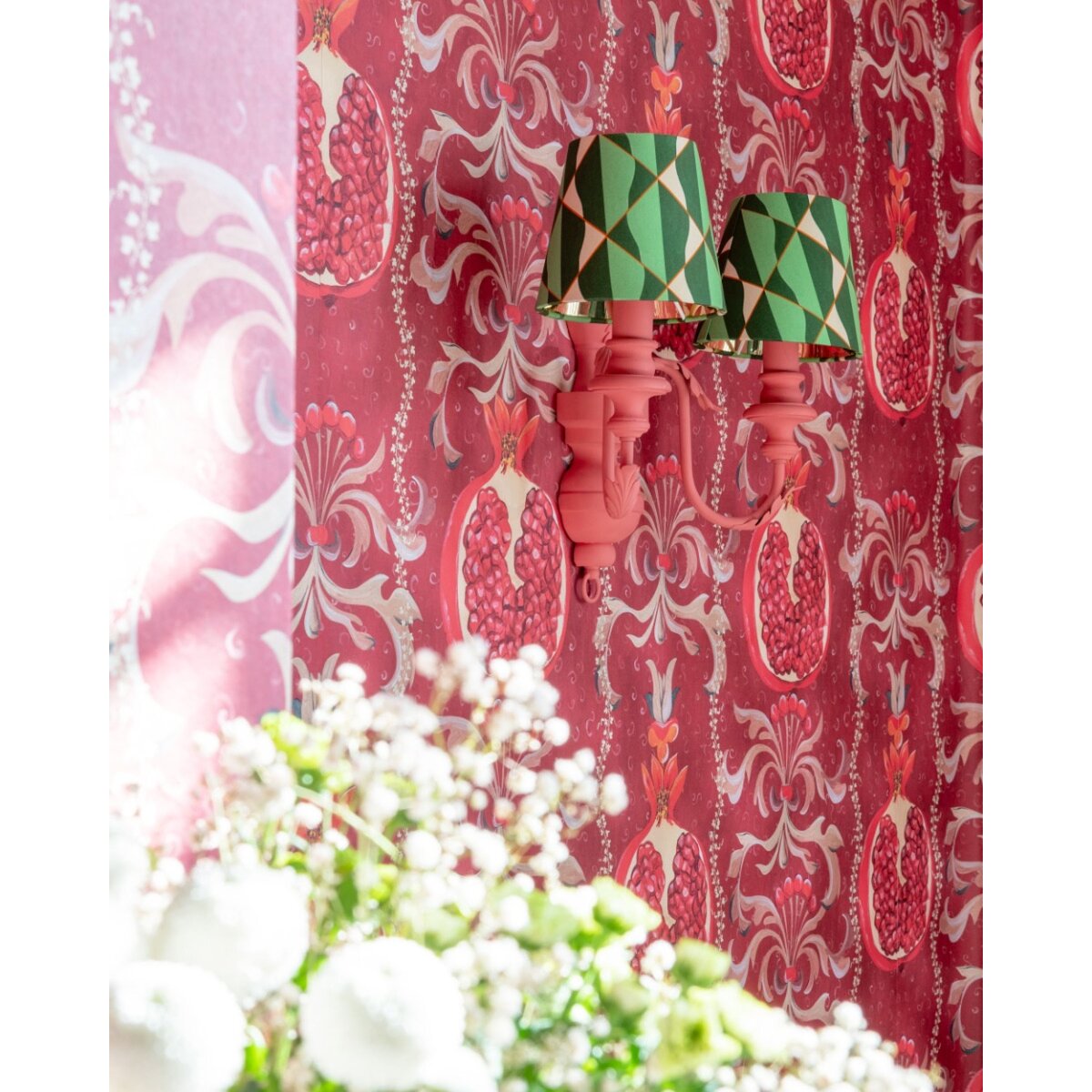 MINDTHEGAP | LA DOLCE VITA | Wall Shade | EMILE Double Arm Sconce Onde Verde MINDTHEGAP | LA DOLCE VITA | Wall Shade | EMILE Double Arm Sconce Onde Verde