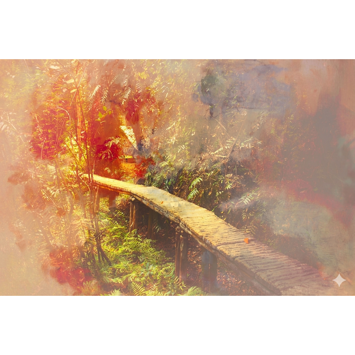 Honpo Collaboration | Abstract Bridge Painting Honpo Collaboration | Abstract Bridge Painting